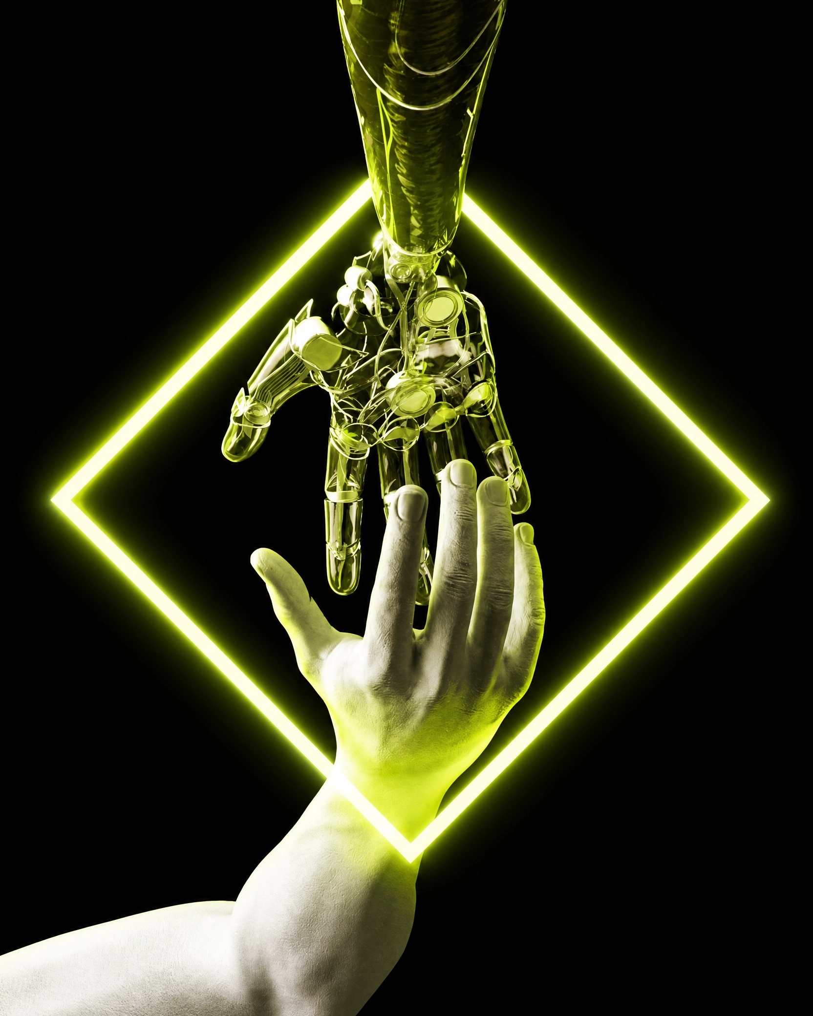 webgrows_neon_lime_robotic_human_hands